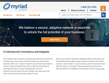 Tablet Screenshot of myriadsupply.com